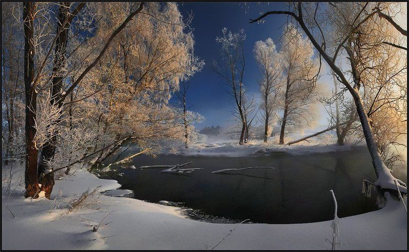 Зимние рассветы фото превью