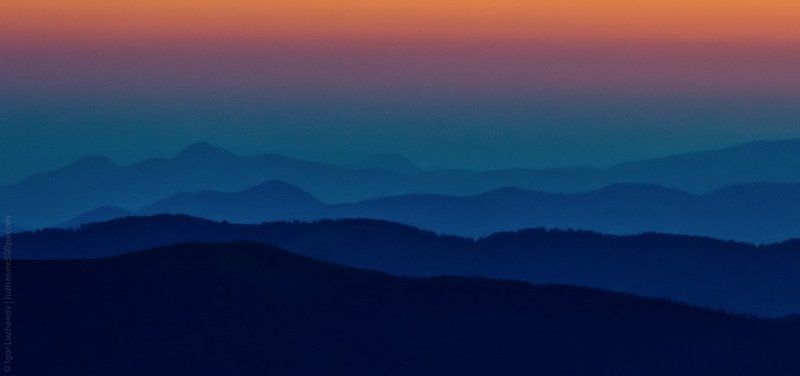 Закат с Малой Близницы фото превью