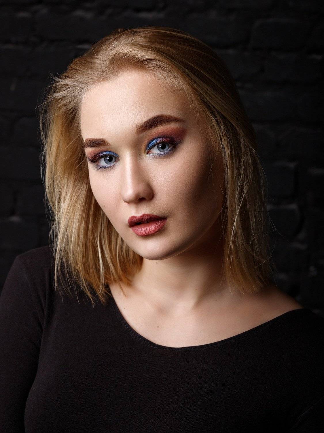 девушка, взгляд, портрет, студия, Ксения Сергеева