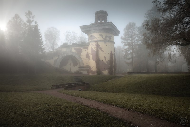 пушкин, туман, октябрь, осень Настроение октября фото превью