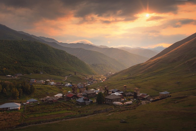 сванетия, шхара, ушгули, грузия Ушгули фото превью