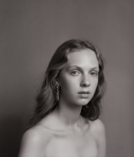 film portrait of a teenage girl