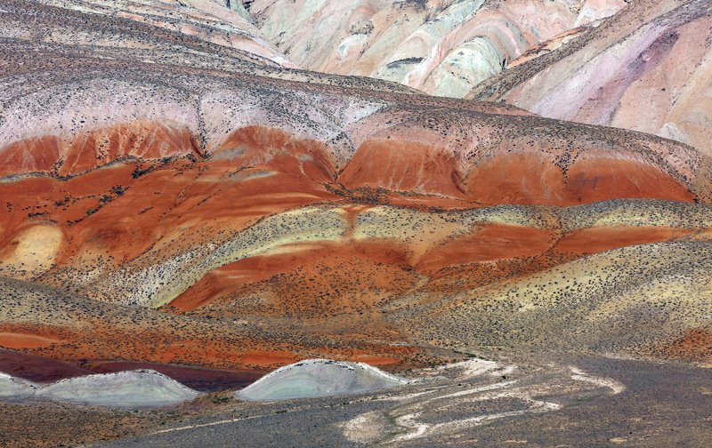 Цветные горы Азербайджан. фото превью