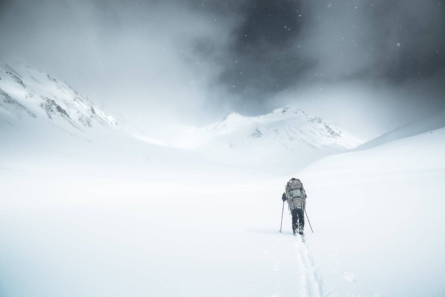 Камчатка, Скалистый, снег, лыжи, Evgeniy Khilkevitch