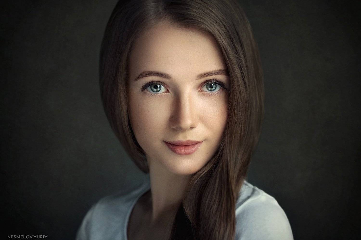 girl, portrait, art, девушка, портрет, Несмелов Юрий