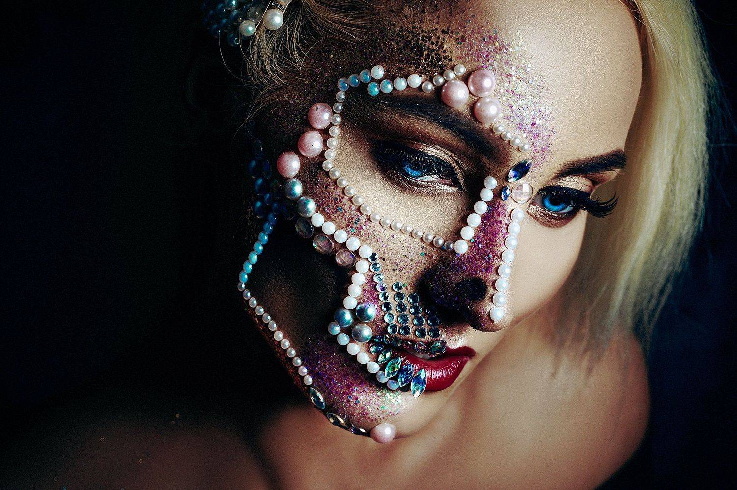 woman, beauty, fashion, art, studio, portrait, face-art, Руслан Болгов (Axe)