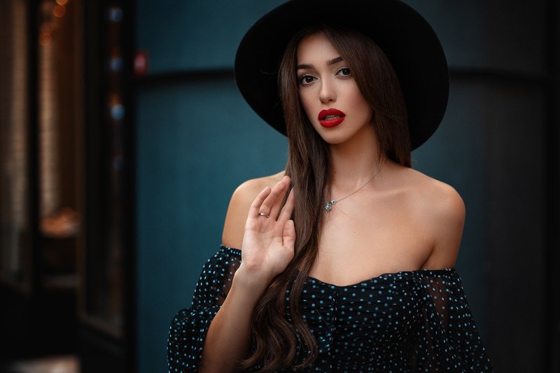 portrait, nature, fashion, girl, pose  Andrea фото превью