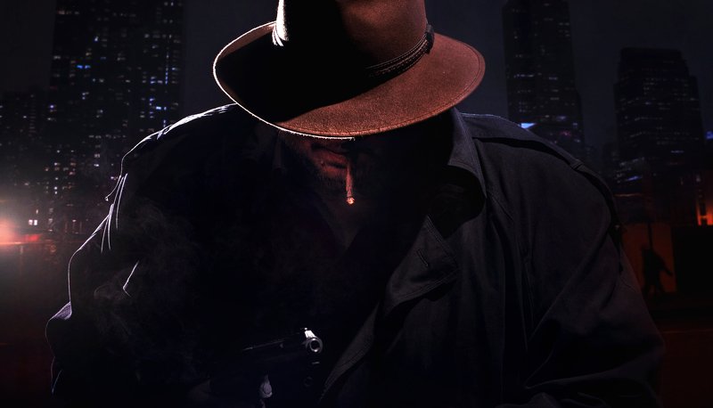 арт ночная съемка детектив мафия портрет нуар Детективная история фото превью