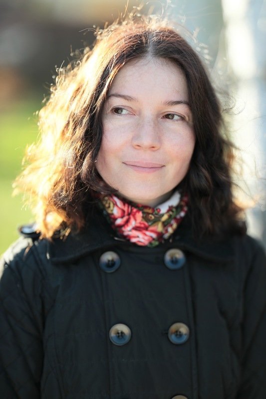 портрет, осень Осенний портрет фото превью