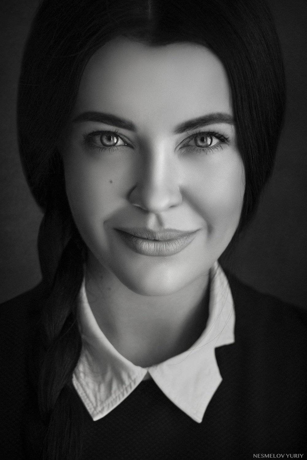 girl, portrait, art, девушка, портрет, черно-белое, blackandwhite, Несмелов Юрий