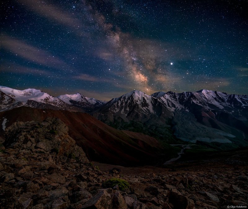 Летняя ночь в Большом Алматинском Ущелье фото превью