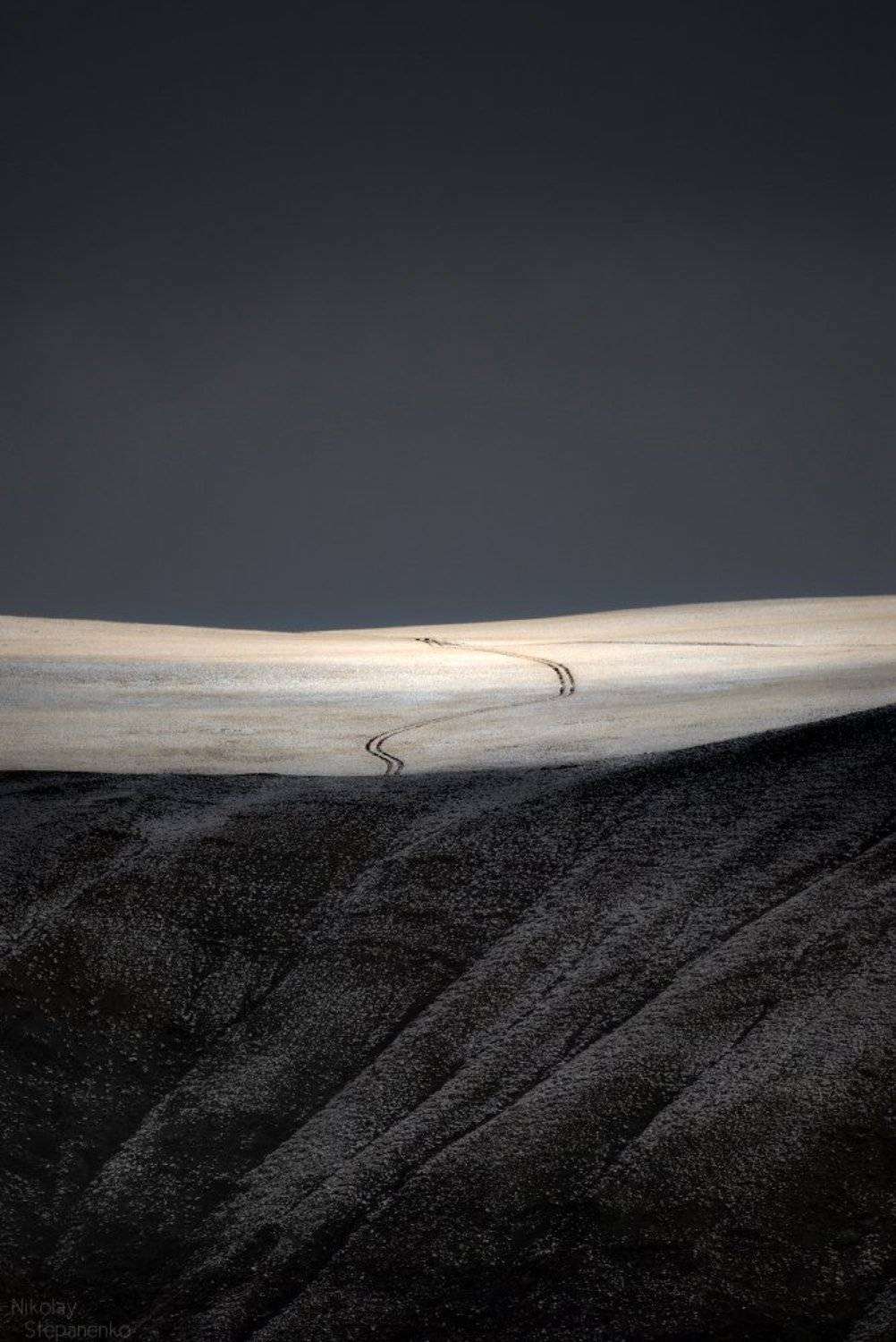 алтай, горы, чуйская степь, снег, облака, дорога, путь, Николай Степаненко