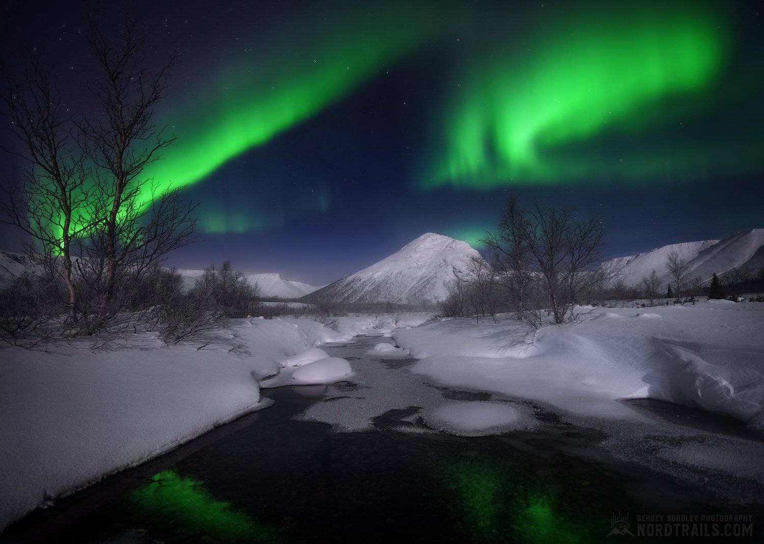 кольский, кольский полуостров, хибины, териберка, мурманск, осень, северное сияние, полярное сияние, север, Сергей Королев