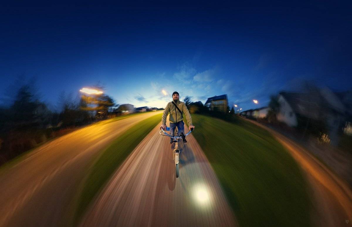 selfportrait, bike, insta360, Wojciech Grzanka