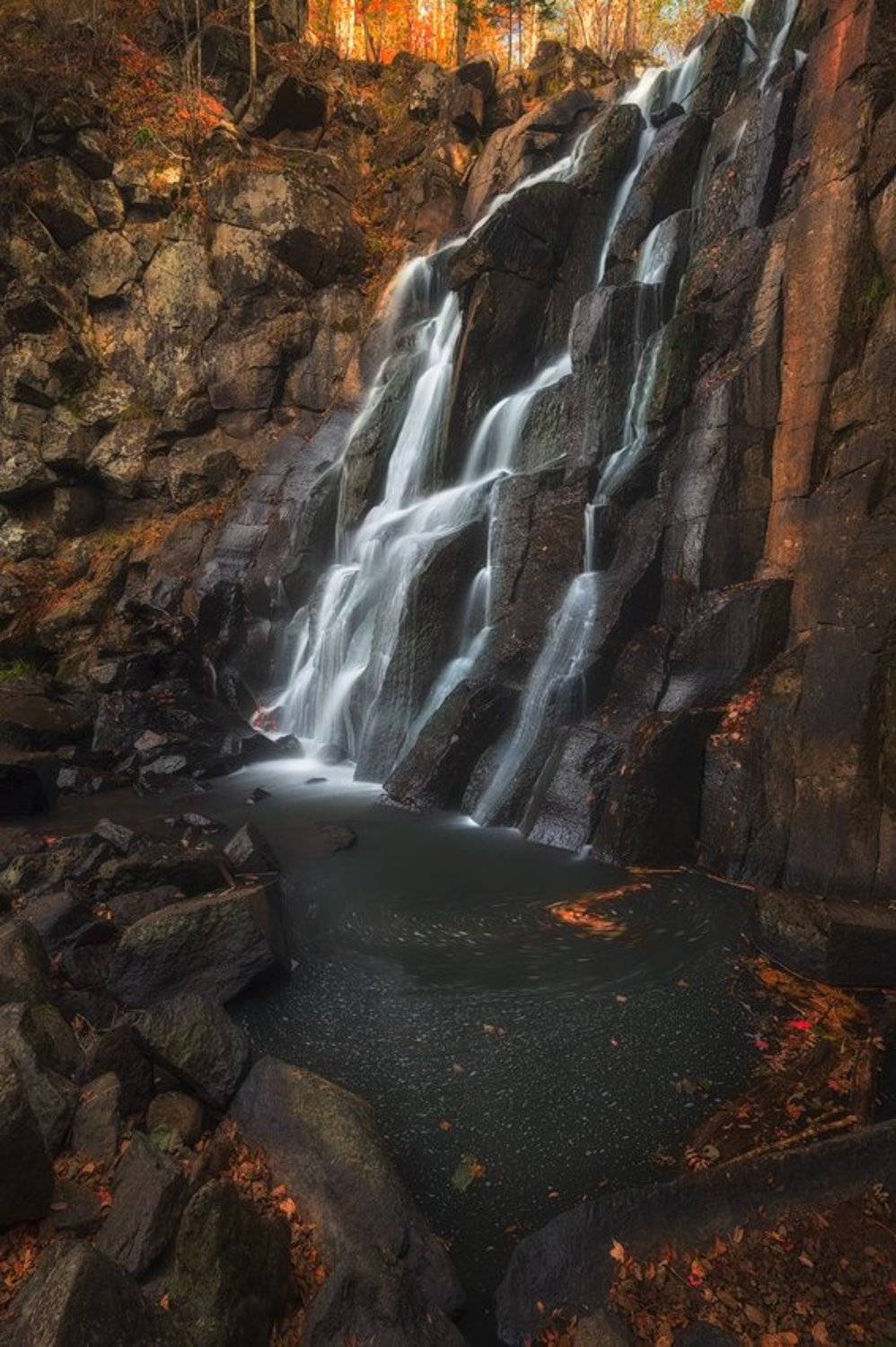 приморский край водопад горбатый шкотовский шкотово владивосток вода осень листья дмитрий подкопаев, Дмитрий Подкопаев