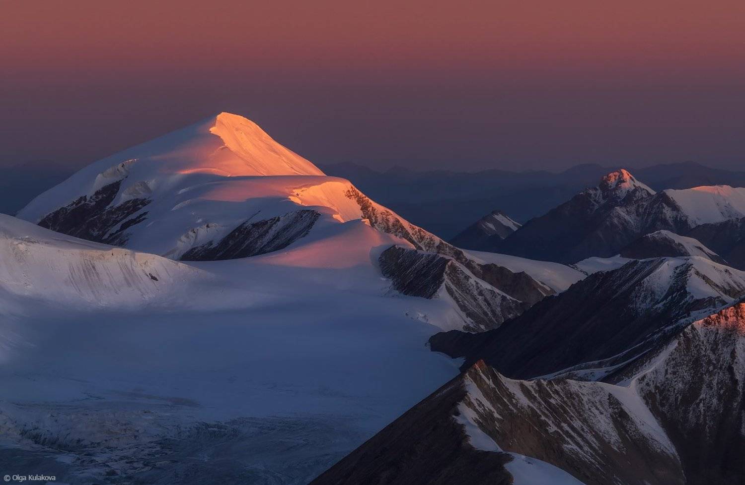 тянь-шань, горы, рассвет, Ольга Кулакова