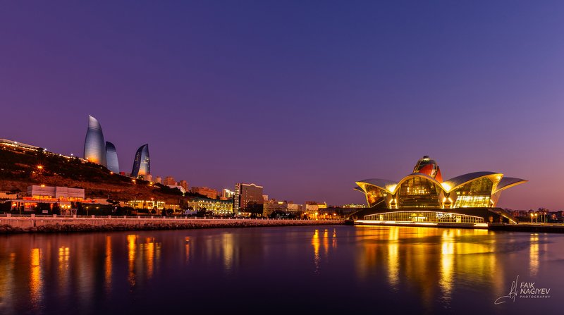 Flame Towers and Caspian Waterfront Shopping Mall фото превью