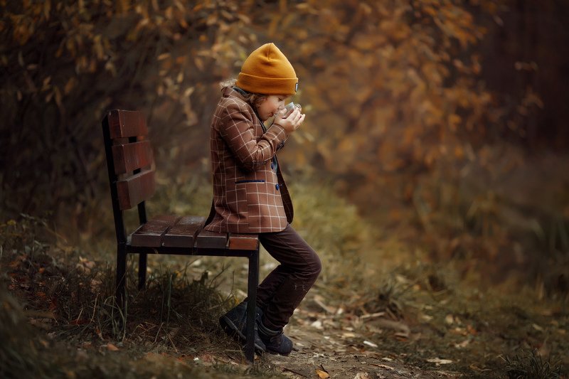 осеннее чаепитие фото превью