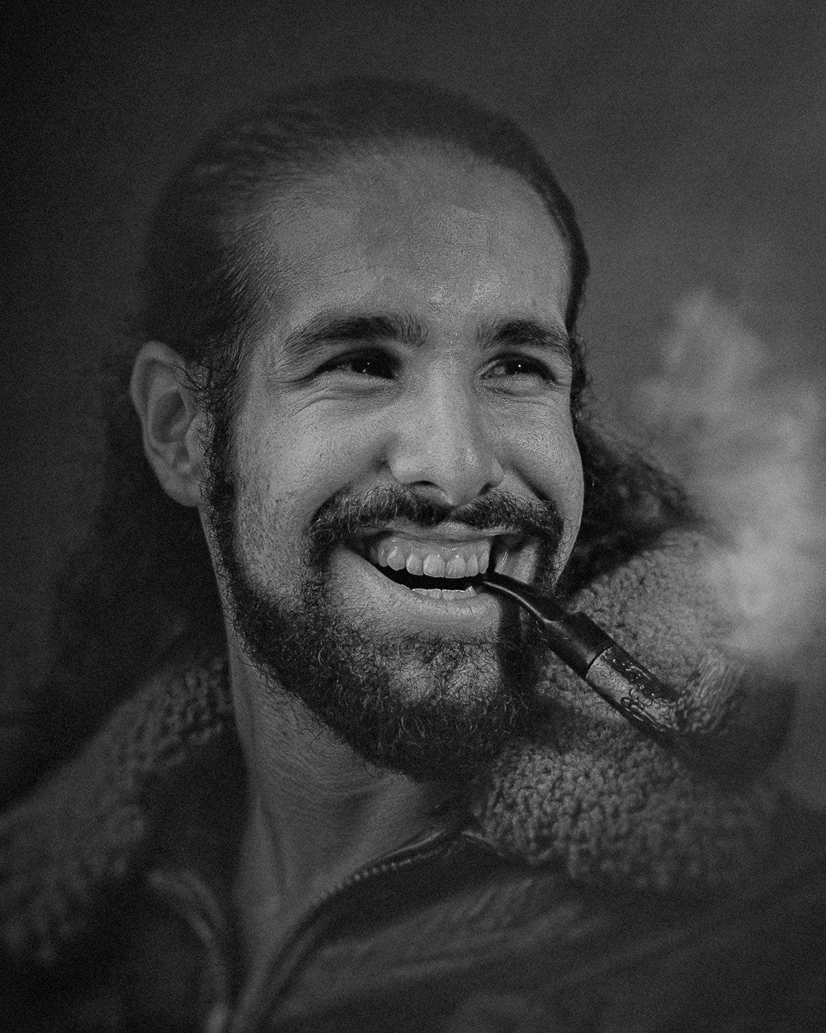 male, portrait, man, brave, flying, commander, captain, courage, mood, black and white, classic, sirdar, hero, honour, honor, fun, smile, pipe, aviator, airman, brave, Дмитрий Толоконов