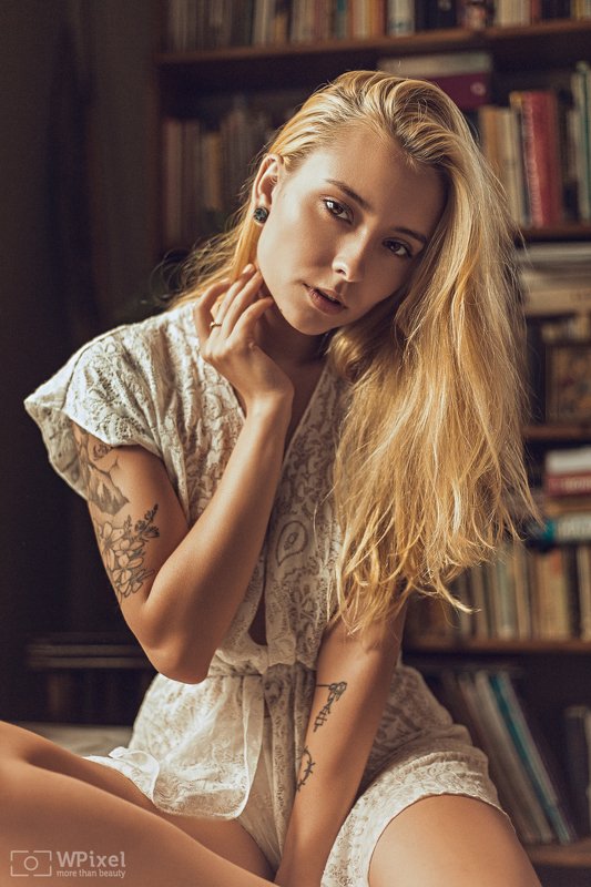 portrait women blonde sexy women by wpixel (More Than Beauty) фото превью