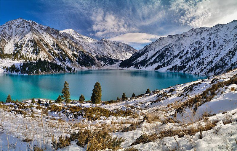 nikon, d90, kazakhstan, lake, landscape, nature, tien-shan, mountain, казахстан, природа, пейзаж, алатау, горы, озеро Очарование Алатау фото превью
