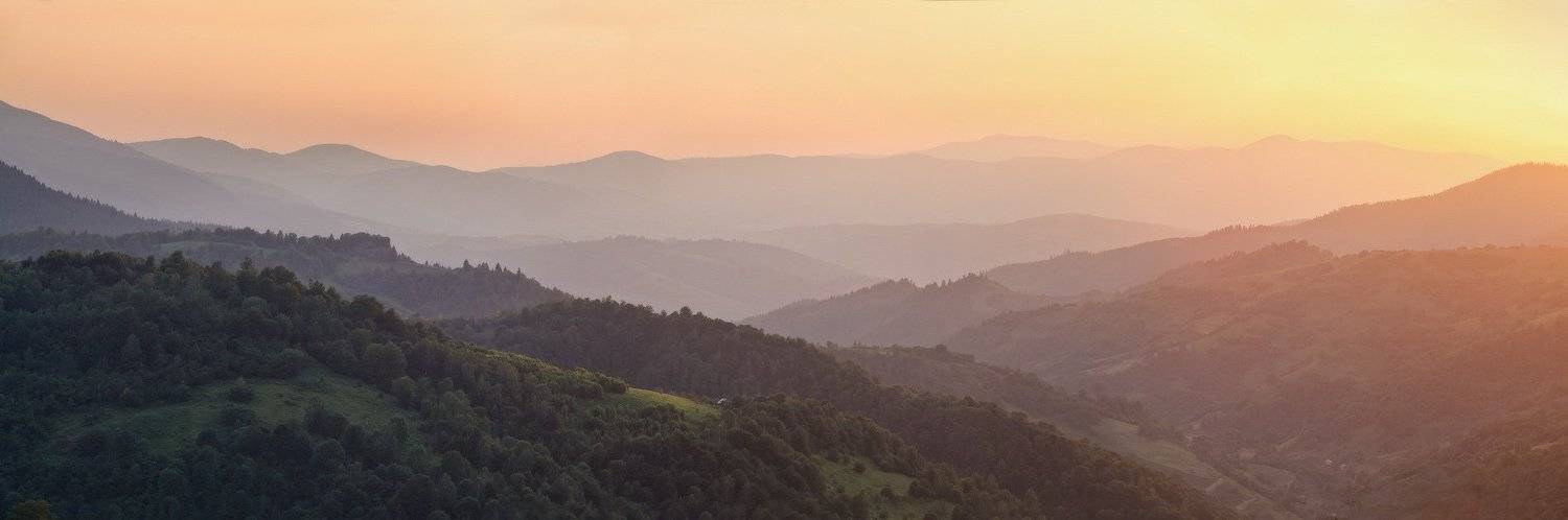 вечер, закарпатье, закат, июль, карпаты, лето, Вейзе Максим
