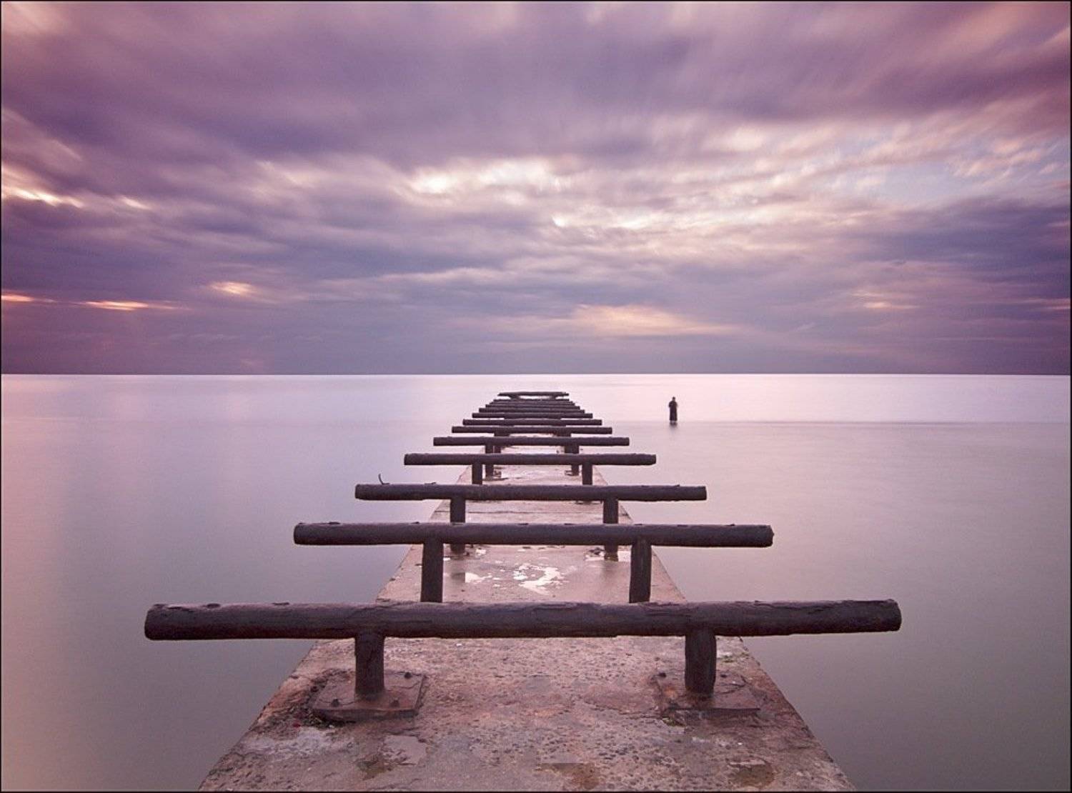 одесса, пирс, море, рыбак, Александр Андреев