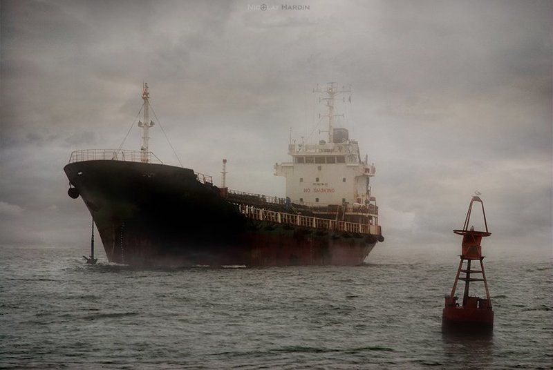 японское, , , море, , , корабли, , , туман Smoking фото превью