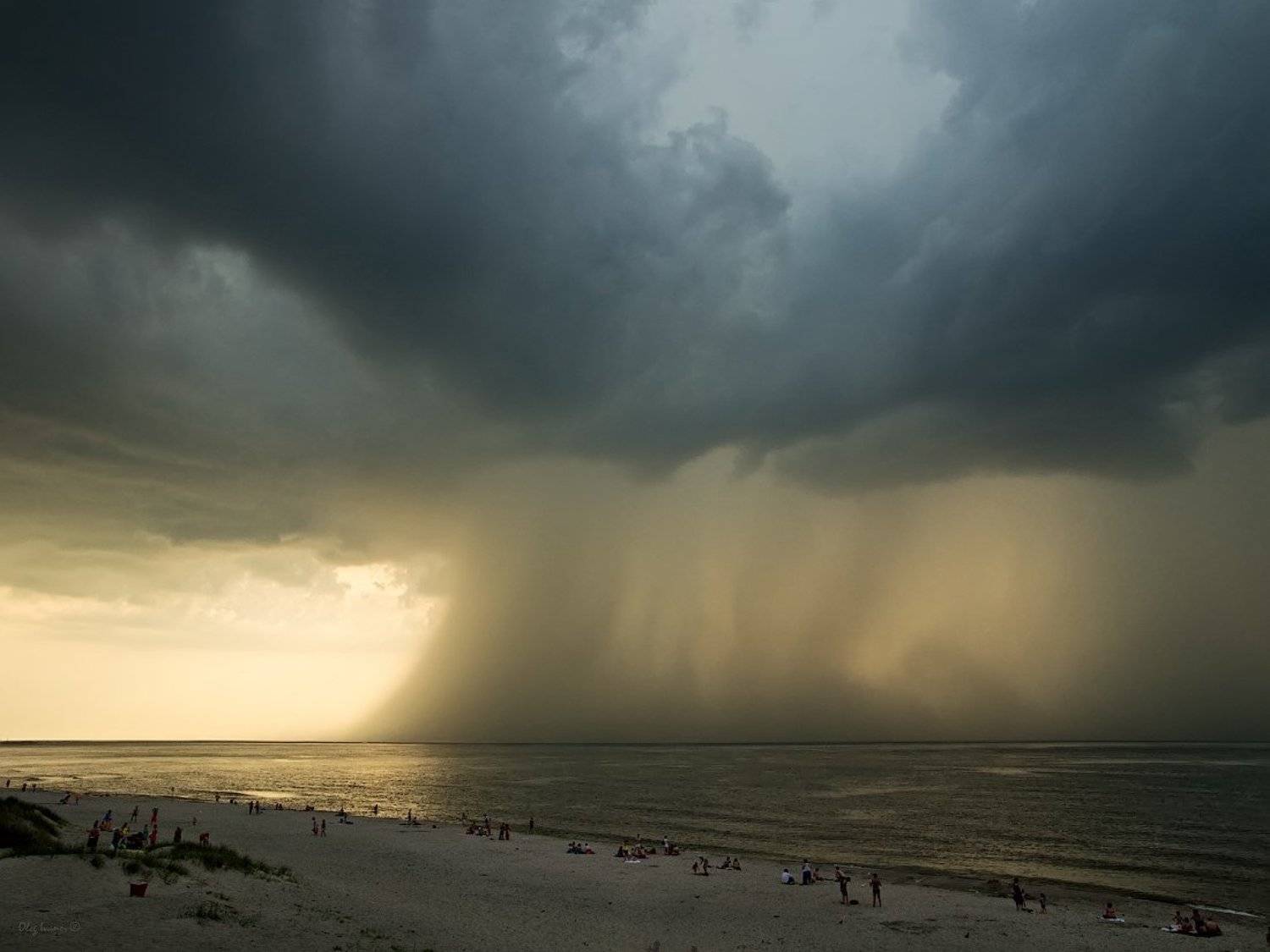 море, балтика, гроза, Олег Иванов