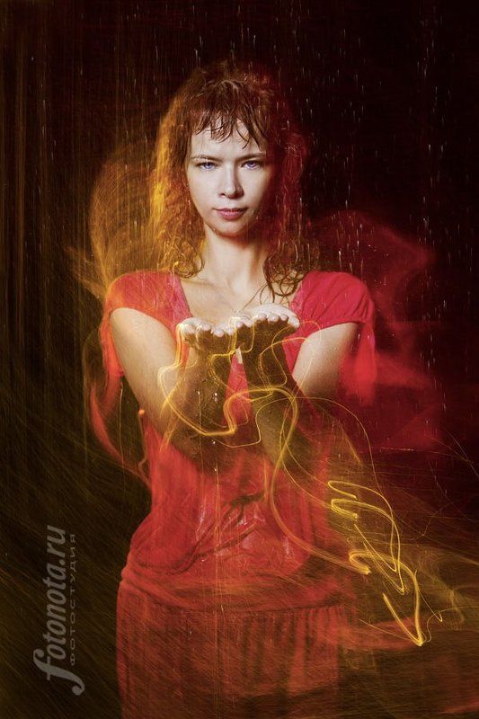 огонь, вода, выдержка, аква-съемка, студия, эксперименты Огонь и вода фото превью