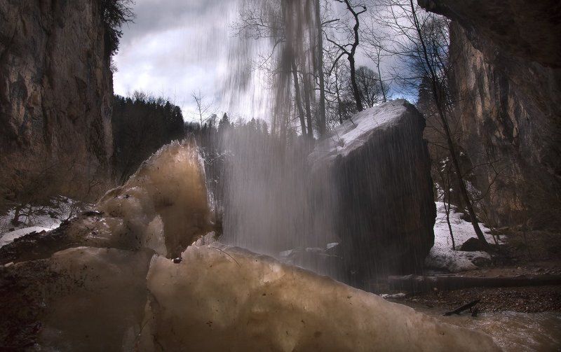 водопады, мезмай Мартовский.... фото превью