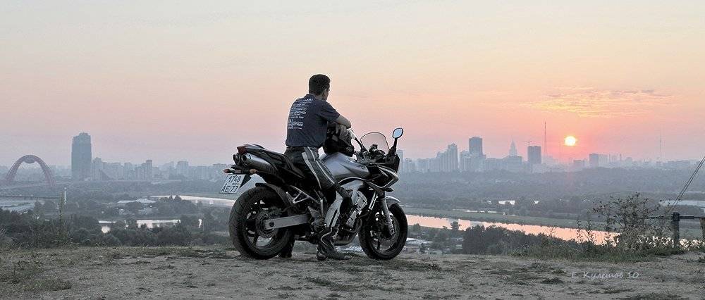 рассвет, байк, байкер, крылатское , москва, утро, город, кулешов евгений, евгений кулешов, окраина, городской пейзаж, Кулешов Евгений