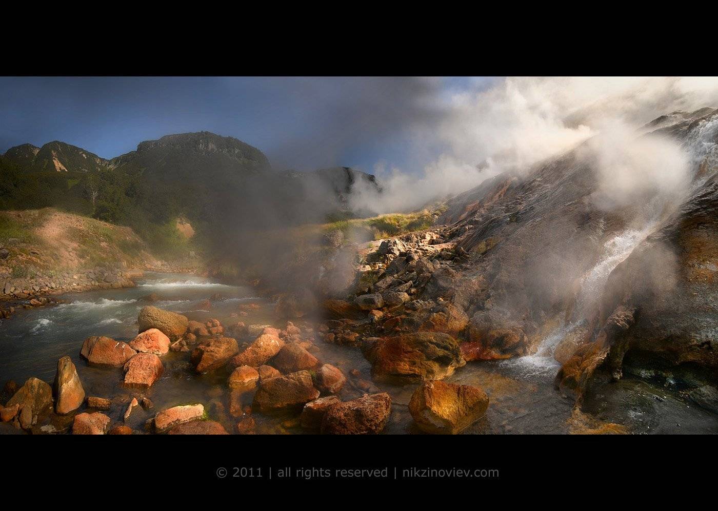 камчатка, долина гейзеров, пейзаж, россия, николай зиновьев, Николай Зиновьев