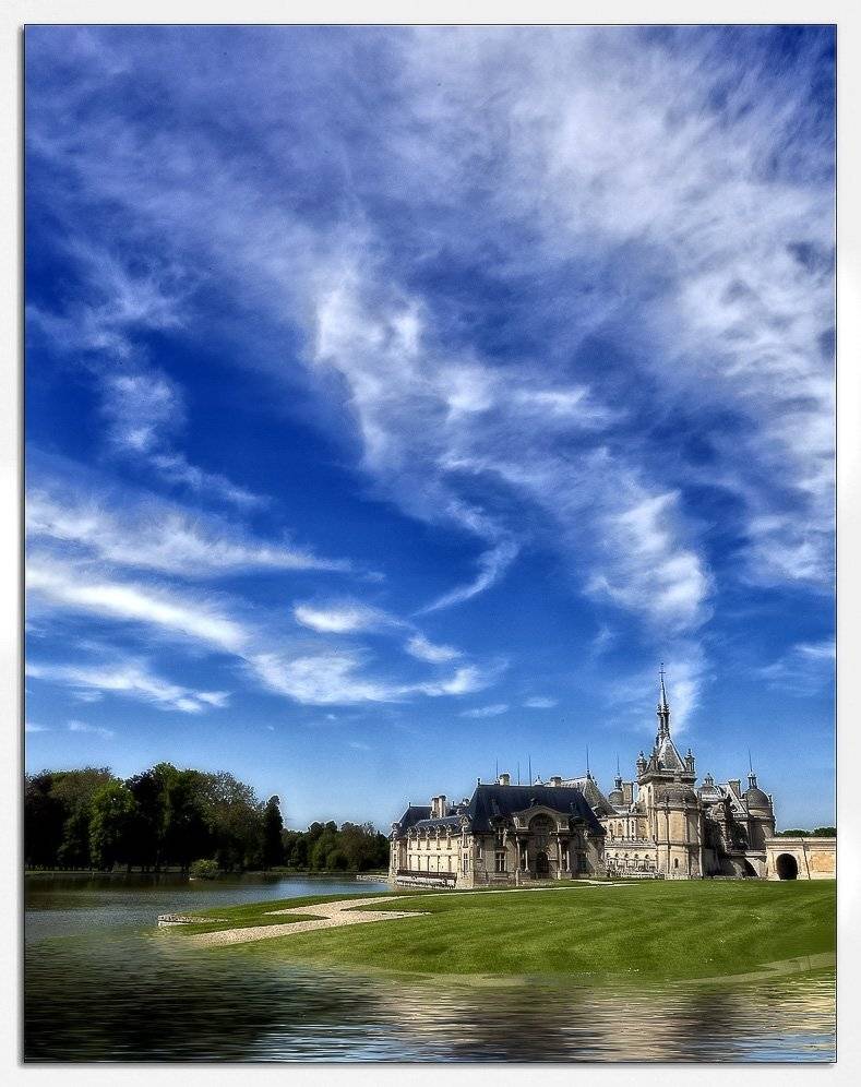 замок, небо, франция, Владимир K.