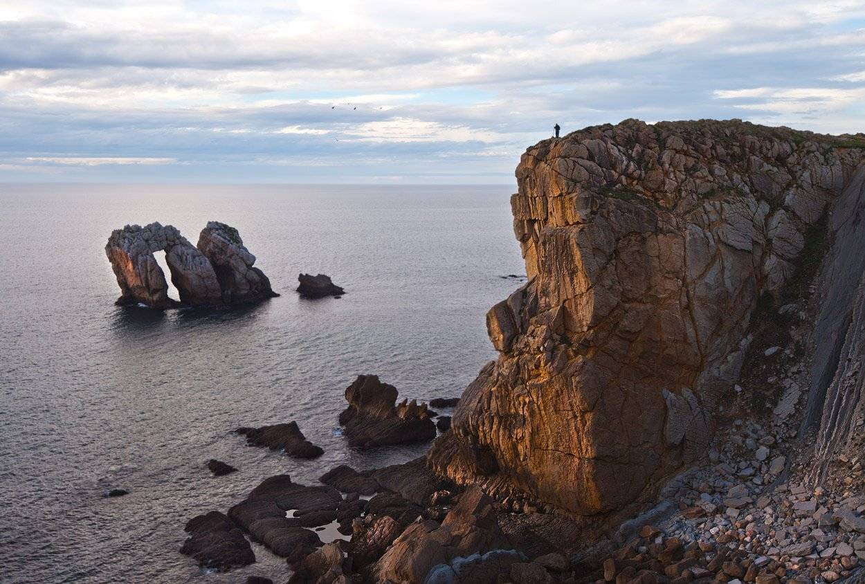 закат. испания, бискайский залив., Людмила Прокофьева