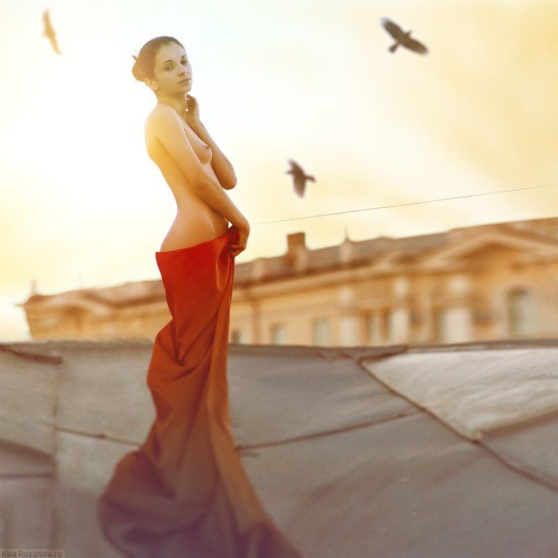 на крыше фото превью