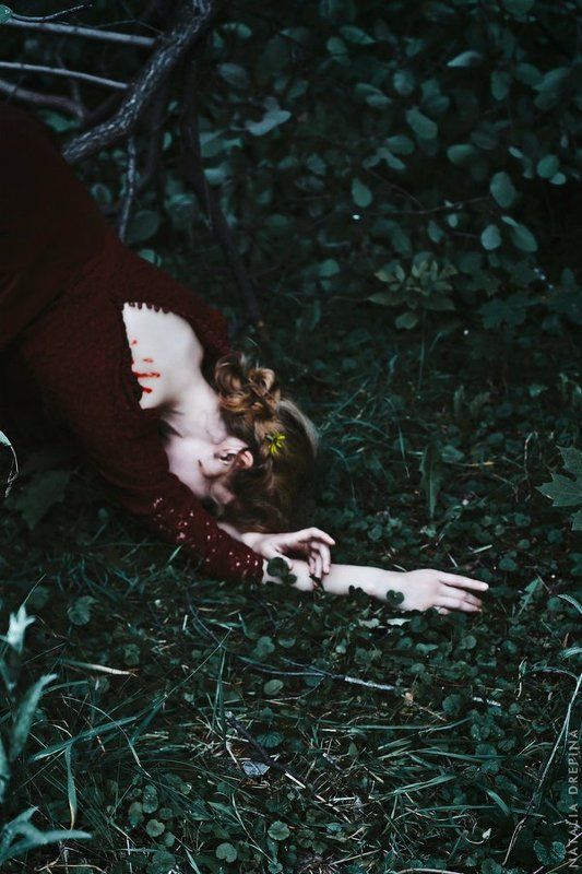 grass, earth, wood, print, flower, dark, death, despair, prostrate, fallen, sorrow Nervous contiguity фото превью