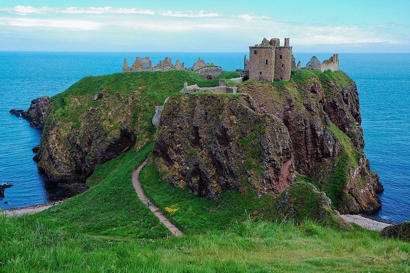 шотландия, замок, даннотар, северное море История одного замка фото превью