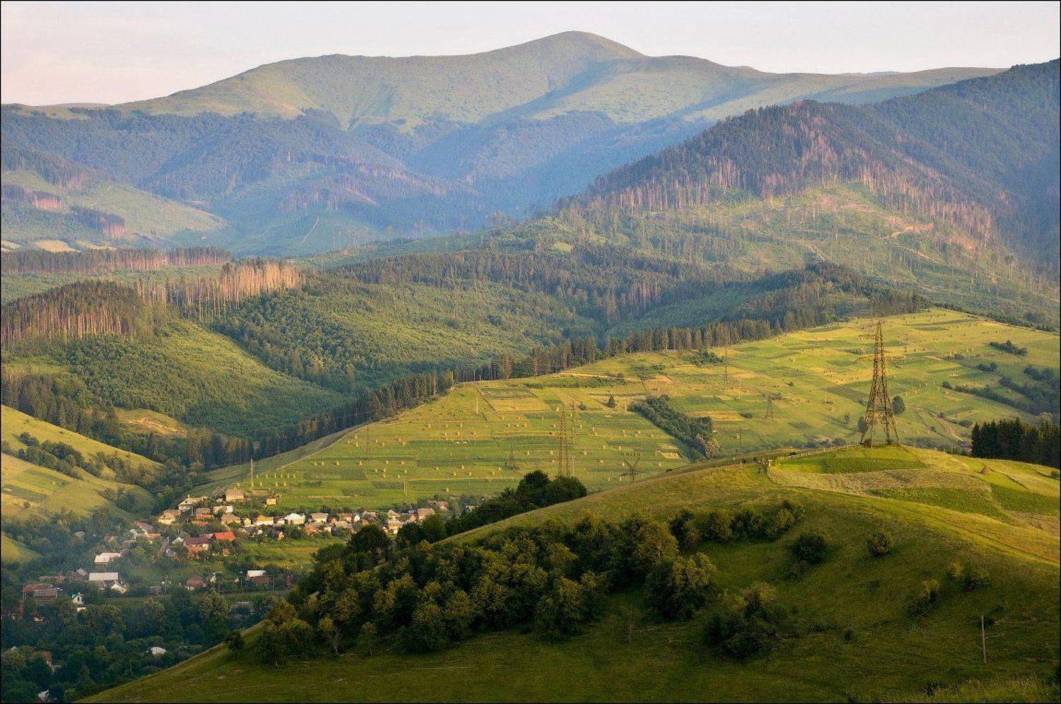 карпаты, вечер, Dmitry Pozharsky