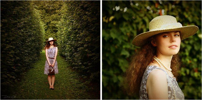 портрет, девушка, романтика, парк, романы Ей рано нравились романы.. фото превью