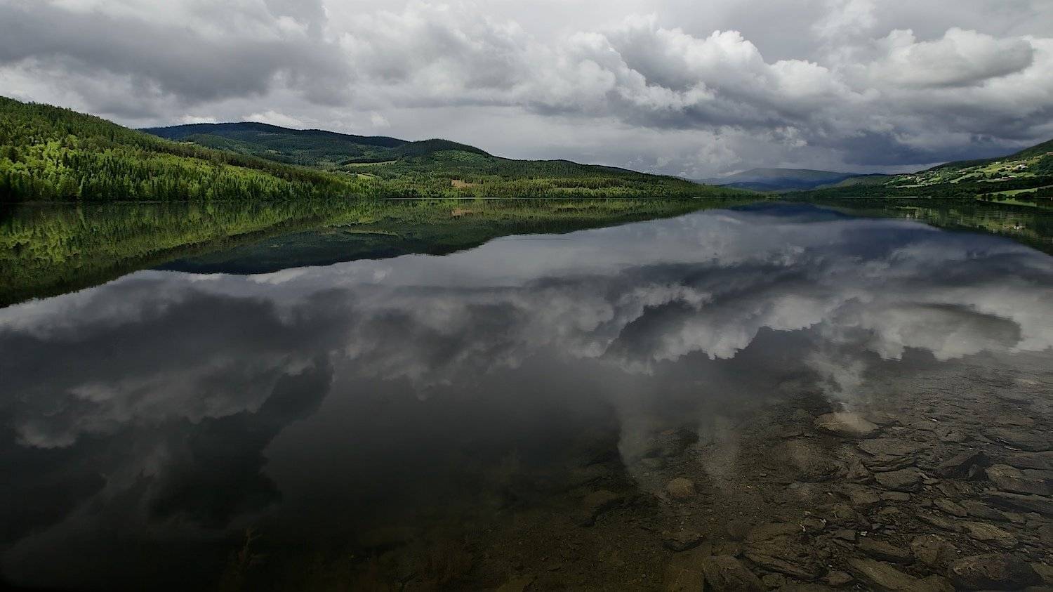 норвегия,июль,озеро,горы,облака., СПИРИДОНОВ НИКОЛАЙ