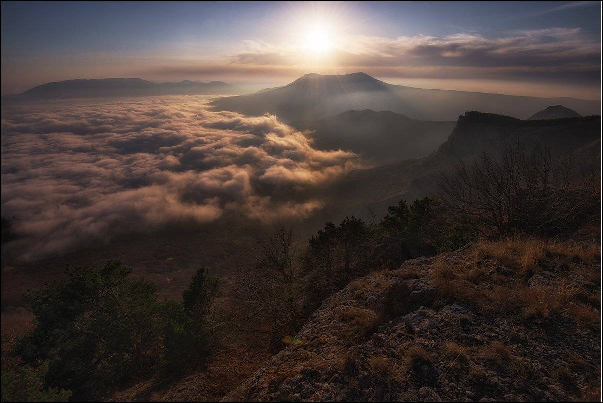 крым, осень, вечер, г.демирджи, АНАТОЛИЙ ДОВЫДЕНКО