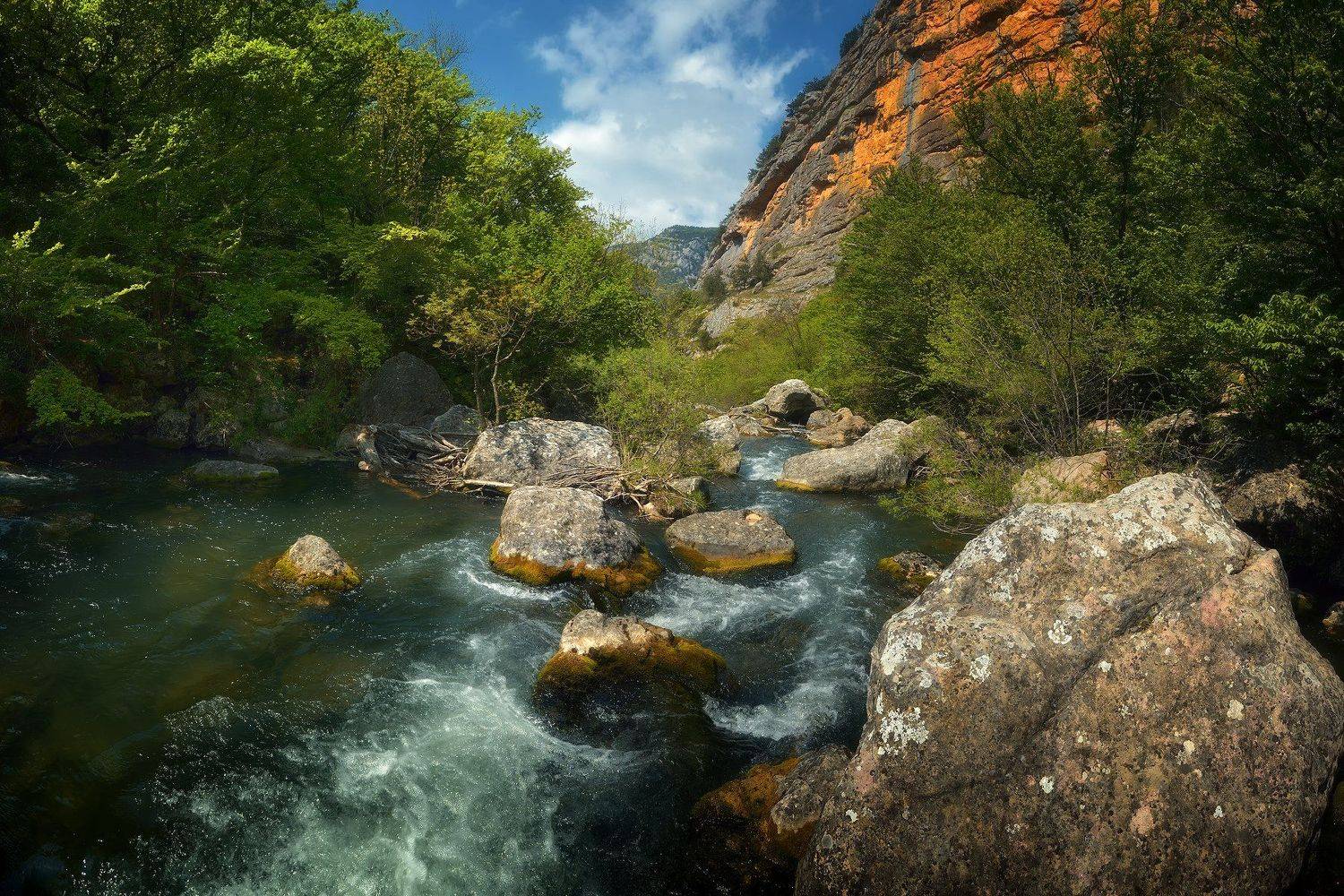 крым, природа, весна, горы, река, Алексей Никонов