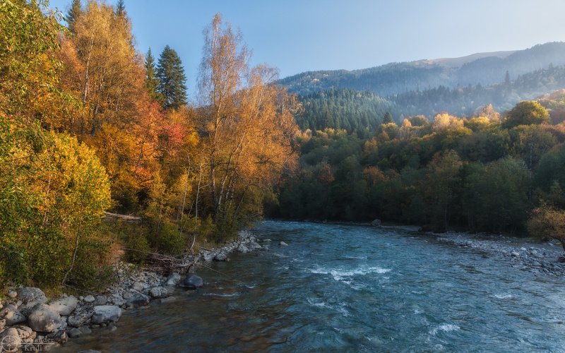 Встречая утро над Большой Лабой... фото превью