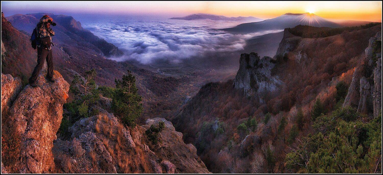 крым, вечер, г.демирджи, АНАТОЛИЙ ДОВЫДЕНКО
