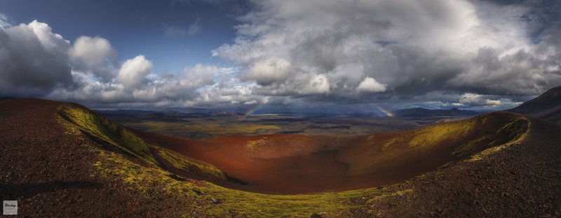 iceland, panoramic, landscape Red pano фото превью