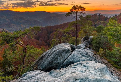 Sokolyne oko: landscape in Carpathian mountaines