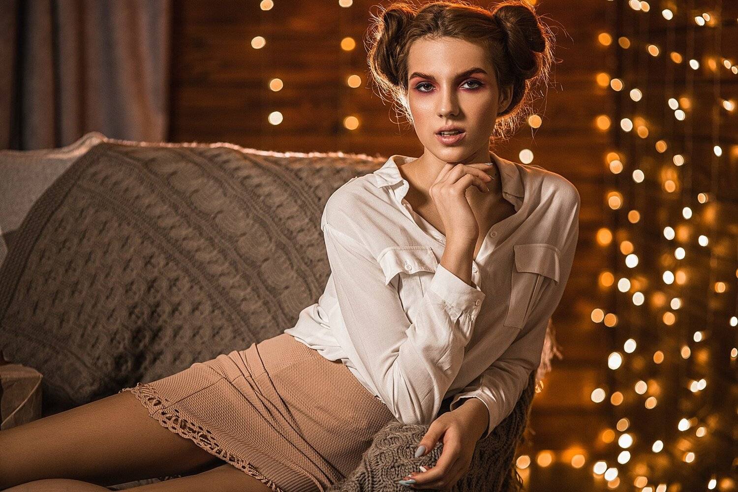 девушка, модель, портрет, фотосессия, студия, макияж, гламур,модельные тесты, beauty, perfect, pretty, model, modeling, young, Владимир Васильев