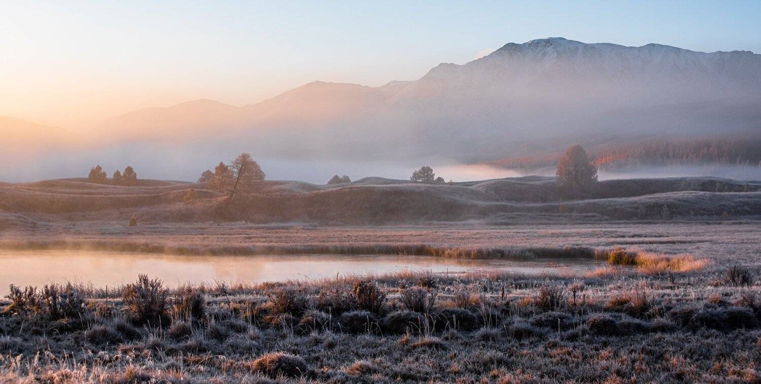 горы. осень. алтай. джангысколь., Евгений Дроботенко