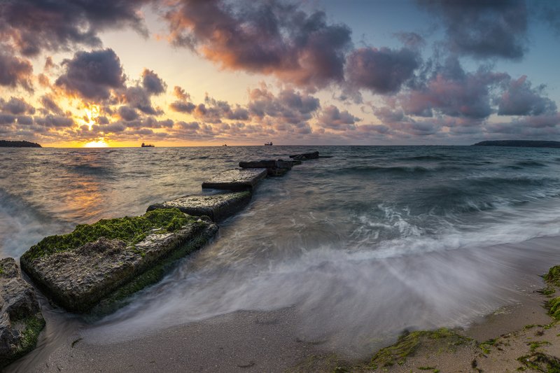 autumn sea фото превью